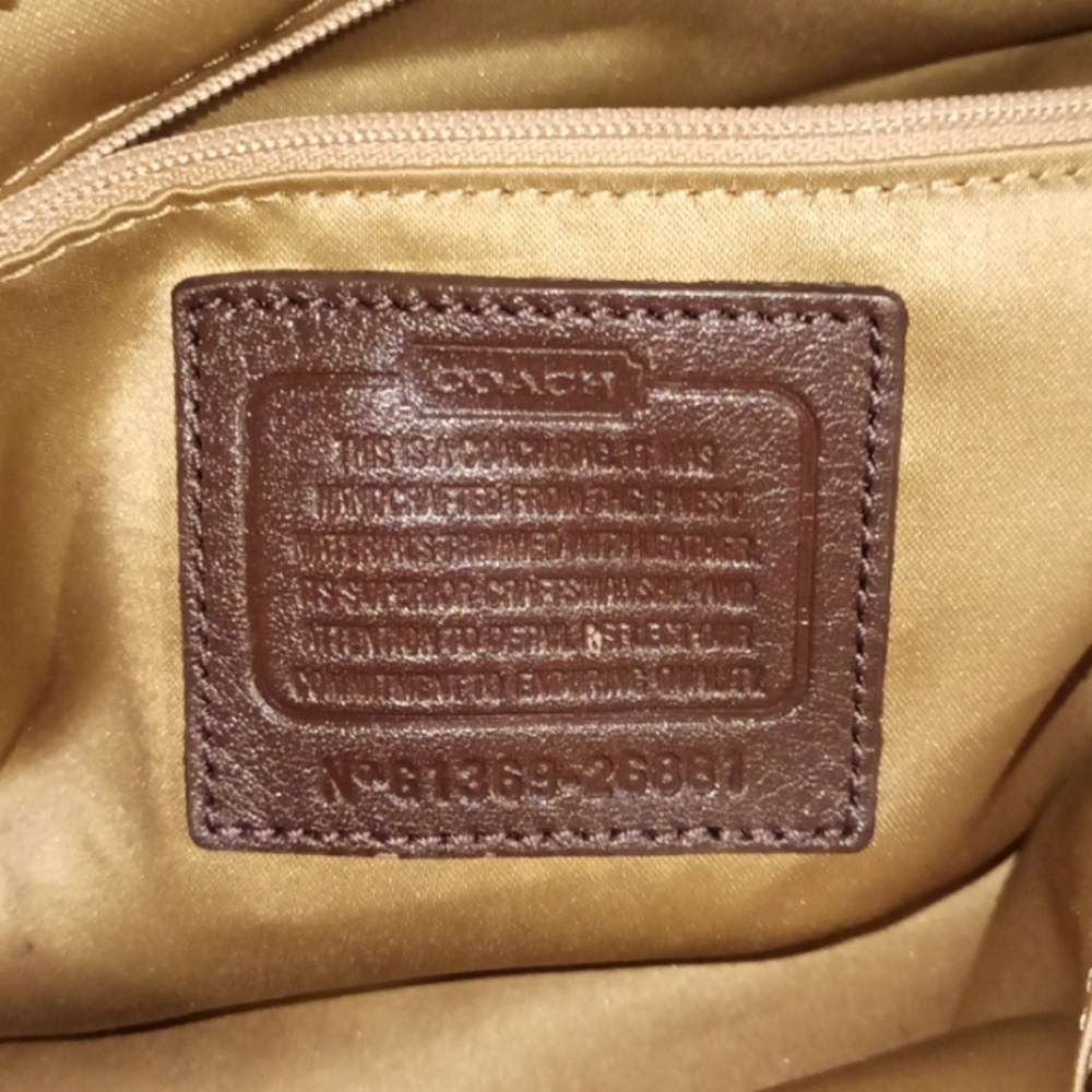 COACH Zebra Design Madison Eastwest Tote Retired - Picture 6 of 10